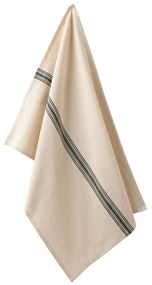Súprava bavlnený utierok s potlačou kocky a pruhov, farbené vlákno Cca 50 x 70 cm.