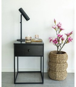 Čierny nočný stolík Vita – House Nordic