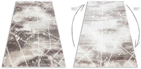 Koberec CORE 1818 Geometrický - slonia kosť / biely
