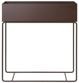 Ferm Living Stojan na kvetiny Plant box Dark Chocolate