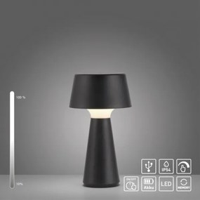 JUST LIGHT. 19260-18 - LED Stmievateľná vonkajšia lampa ABERA LED/3W/3,7V IP54