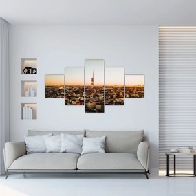 Obraz západu slnka nad Žižkovom (125x70 cm), 40 ďalších rozmerov