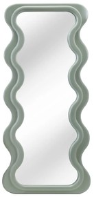 Nástenné zrkadlo Curvy 160cm šalvia zelená