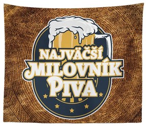 Sablio Deka Najväčší milovník piva: 150x120 cm