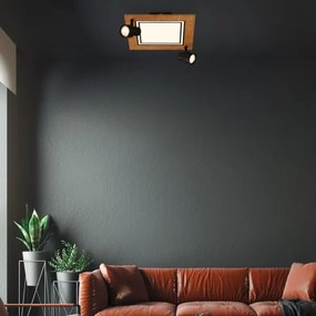 Brilo - LED Stropné svietidlo LED/12W/230V + 2xGU10/9W 3000K