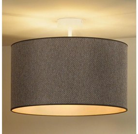 Duolla - Prisadený luster ROLLER ECO RECYCLING 1xE27/15W/230V pr. 45 cm hnedá