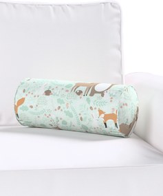 Jednoduchý valcový vankúš farba produktu zelená látka vzorované