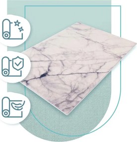 Koberec Agnella Isfahan Marmur svetlosivý