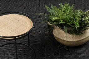Koberec Floorlux sizal 20195 Čierno/Strieborný
