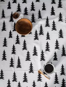 Fine Little Day Plátený obrus Gran Black 147x147 cm