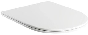 OMNIRES OTTAWASPDEBP - Záchodová doska SoftClose OTTAWA duroplast/lesklá biela