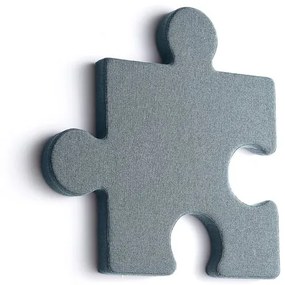 Akustický panel POLY, puzzle, 700x700x50 mm, nástenný, svetlomodrá