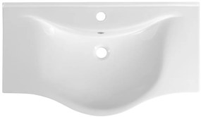 Aqualine Aqualine, ZARA 80 keramické umývadlo nábytkové 79,5x46cm, biela, 10080