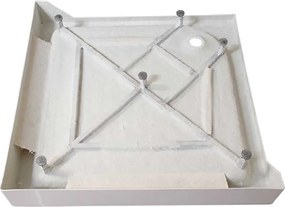 BPS-koupelny Sprchový box WSH308 90x90 biela mat