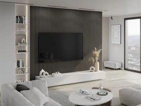 Mexen Lam-B, akustické stenové lamely 275 × 30 cm, HDF doska 4 mm, technická dyha, dub ónyxový, S100-275307-3015-010