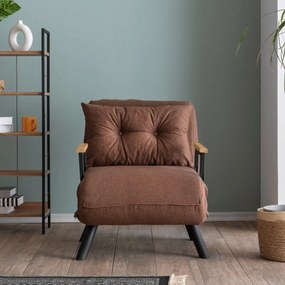 Kreslo Sando Single Light Brown