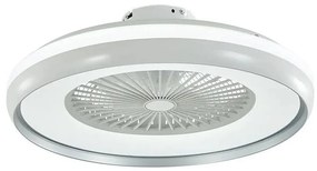 LED Stropné svietidlo s ventilátorom LED/45W/230V 3000/4000/6500K šedá