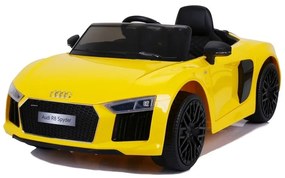 LEAN CARS Elektrické autíčko Audi R8 JJ2198 - žlté - 2x45W - 2x6V7Ah - 2022