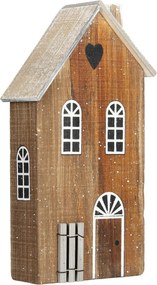 Dekorácia Snow House 25cm natural