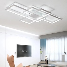 Toolight - LED stropné svietidlo + diaľkové ovládanie APP385-CP, chrómová, OSW-07860