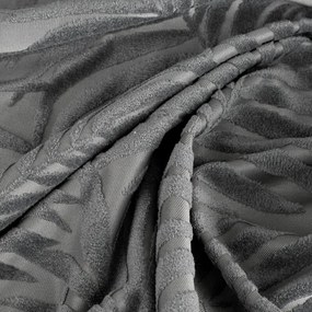 Dekorstudio Záves LIVIA na dekoračných krúžkoch 140x250 cm - oceľovosivý