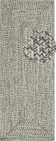 Hanse Home, Kusový koberec Braided 105552 Melange – na von aj na doma, 80x150, béžová, chodba / predsieň