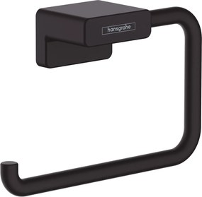 Hansgrohe AddStoris, držiak na toaletný papier bez krytky, čierna matná, HAN-41771670