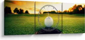 Obraz - Golf (s hodinami) (90x30 cm)