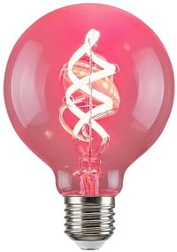 Rabalux LED Spiral Filament žiarovka Amber G95 RGB 4W/E27/300Lm/2700K/Dim