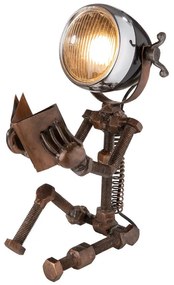Industry rustik dizajn lampa na čítanie ROBOT