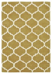 Okrovožltý ručne tkaný vlnený koberec 120x170 cm Albany – Asiatic Carpets