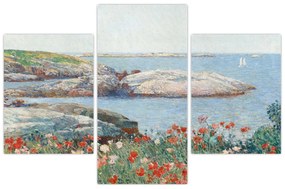 Obraz - Childe Hassam, Poppies,  Isles of Shoals, reprodukcia (90x60 cm)