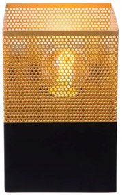 Lucide 21223/01/02 - Nástenné svietidlo RENATE 1xE27/40W/230V zlatá/čierna