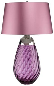 Elstead LENA-TL-L-PLUM - LED Stolná lampa LENA 1xE27/40W/230V 74 cm ružová