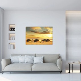 Obraz - Chatrče na púšti (90x60 cm)