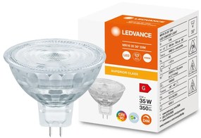 LED žiarovka MR16 5W = 35W 350lm 4000K Neutrálna 36° CRI90 12V stmievateľná LEDVANCE Superior