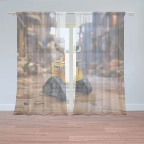 Sablio Záclony Wall-E robot Mesto: 2ks 150x250cm