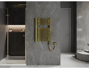 Mexen Helios, elektrické vykurovacie teleso 800 x 500 mm, 300 W, zlatá lesklá, W103-0800-500-2300-50
