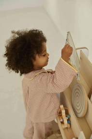 Drevená polica na knihy a hračky + 2 boxy