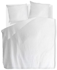 Biele mušelínové obliečky na dvojlôžko 200x200 cm Plain Muslin – Butter Kings