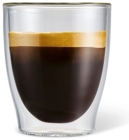 2 dvojstenné poháre na caffè crema