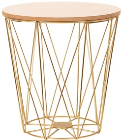 Tutumi Tutumi, set troch okrúhlych kávových stolíkov 3ks SG94-929, zlatá, KRZ-08784