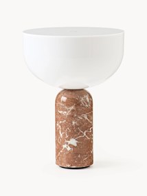 Malá prenosná stolová lampa z mramoru Kizu