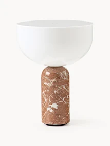 Malá prenosná stolová lampa z mramoru Kizu