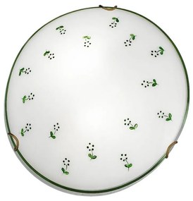 Kolarz 731.13.4.21 - Stropné svietidlo NONNA 3xE27/60W/230V pr. 50 cm zelená