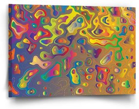 Sablio Obraz Farebné škvrny - 90x60 cm