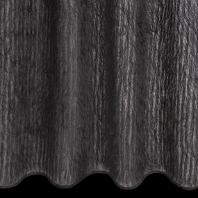 ZÁCLONA NA KRÚŽKOCH MARGARET2 140X250 CM ČIERNA