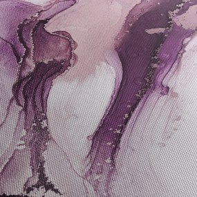 Obraz - Purple fluid art (90x60 cm)