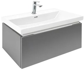 Kúpeľňová skrinka s umývadlom a baterií SAT Feel 60x30x44, 8 cm antracit mat SATFEEL60ANTU4BA, 1 ks