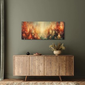 Obraz - Maľba lesov (120x50 cm)